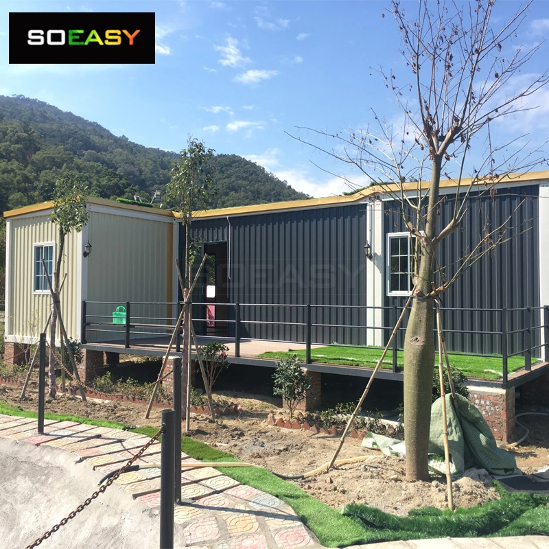 Customized Luxury Tiny Building Prefab Prefabricated Container House Container Villa Labor Camp Site Office Dormitory Housing