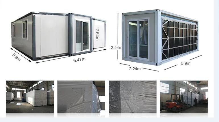 Easy Assemble Container House Movable Prefabricated House Movable Prefab Living Container Home