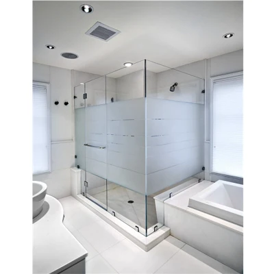 Aluminium Safety Tempered Glass Slim Frame Grill Design Partition Wall Bathroom Shower Door Sliding Door