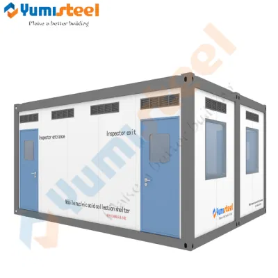 Easy and Moveable Prefab Container Shelter Room for Colletion/Emergency Housing